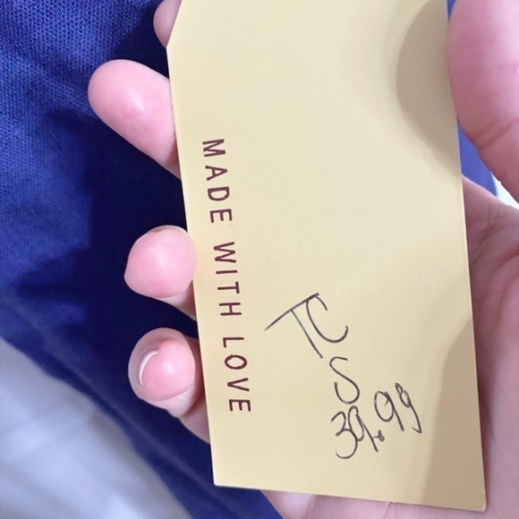 Andree By Unit‎ Embroidered Appliqué Big Bold Floral Shift Dress Linen Blend - Picture 4 of 13